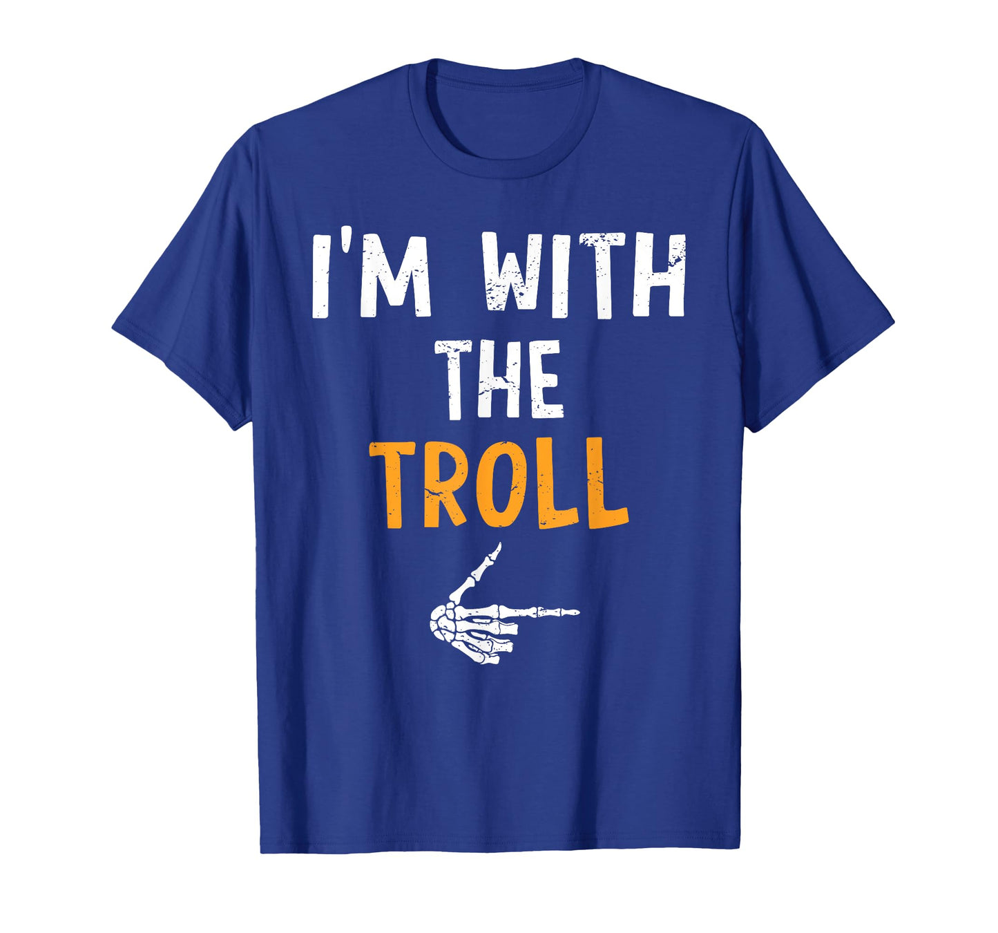 I'm with The Troll Costume Halloween Matching Couple T-Shirt