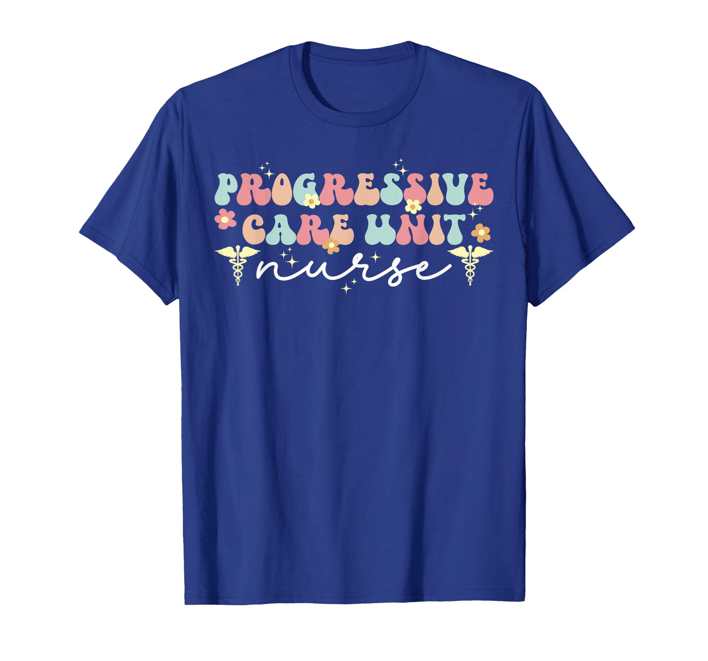 Progressive Care Unit Nurse Groovy PCU Nurse PCU Nursing T-Shirt