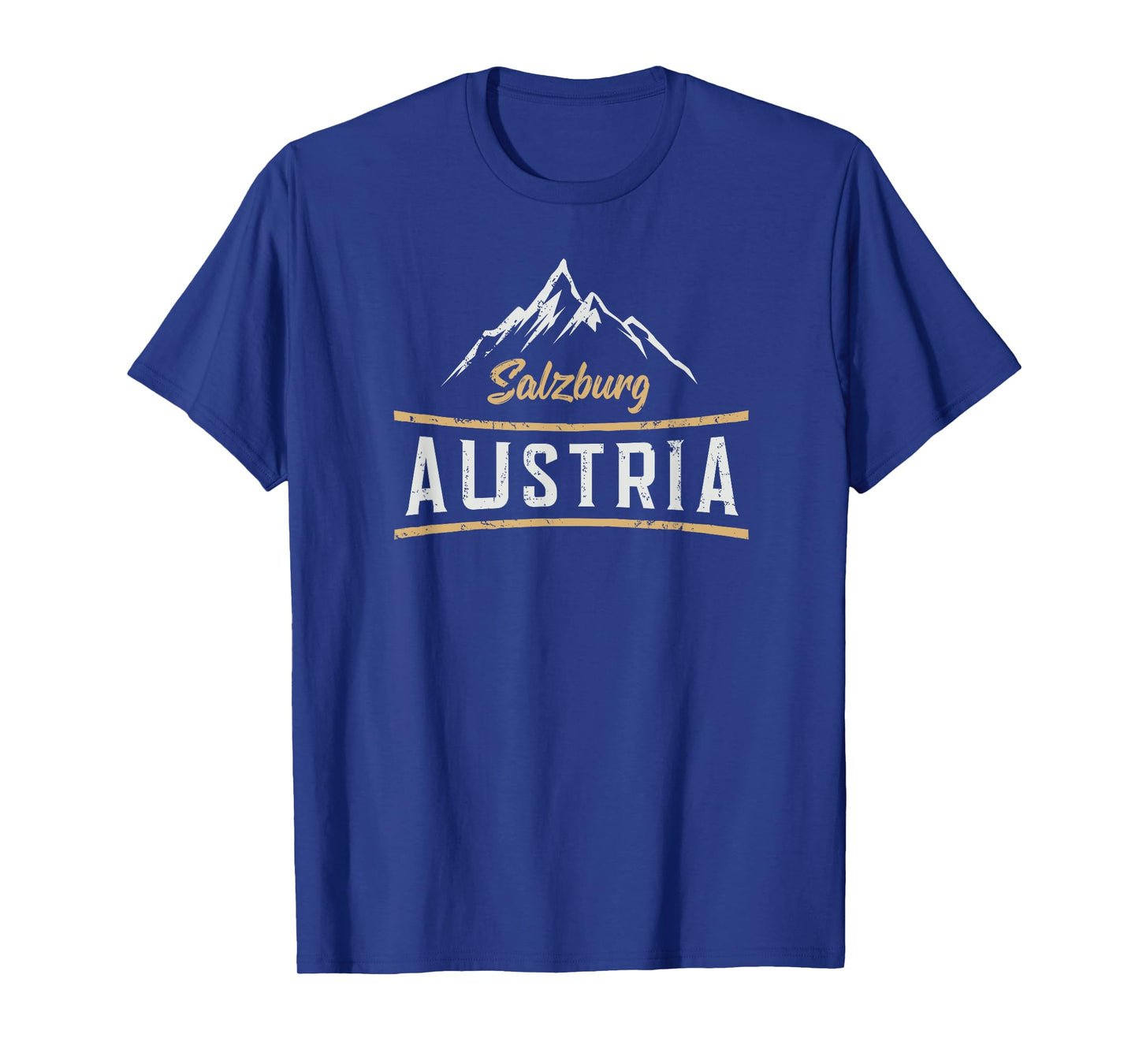 Retro Salzburg Austria Gift - Distressed Vacation T-Shirt