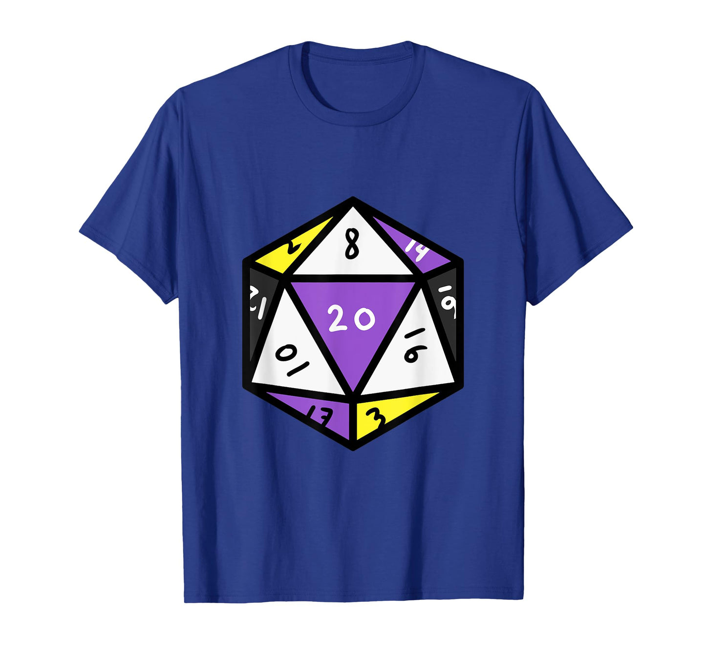 Nonbinary Pride Dice Nonbinary T-Shirt