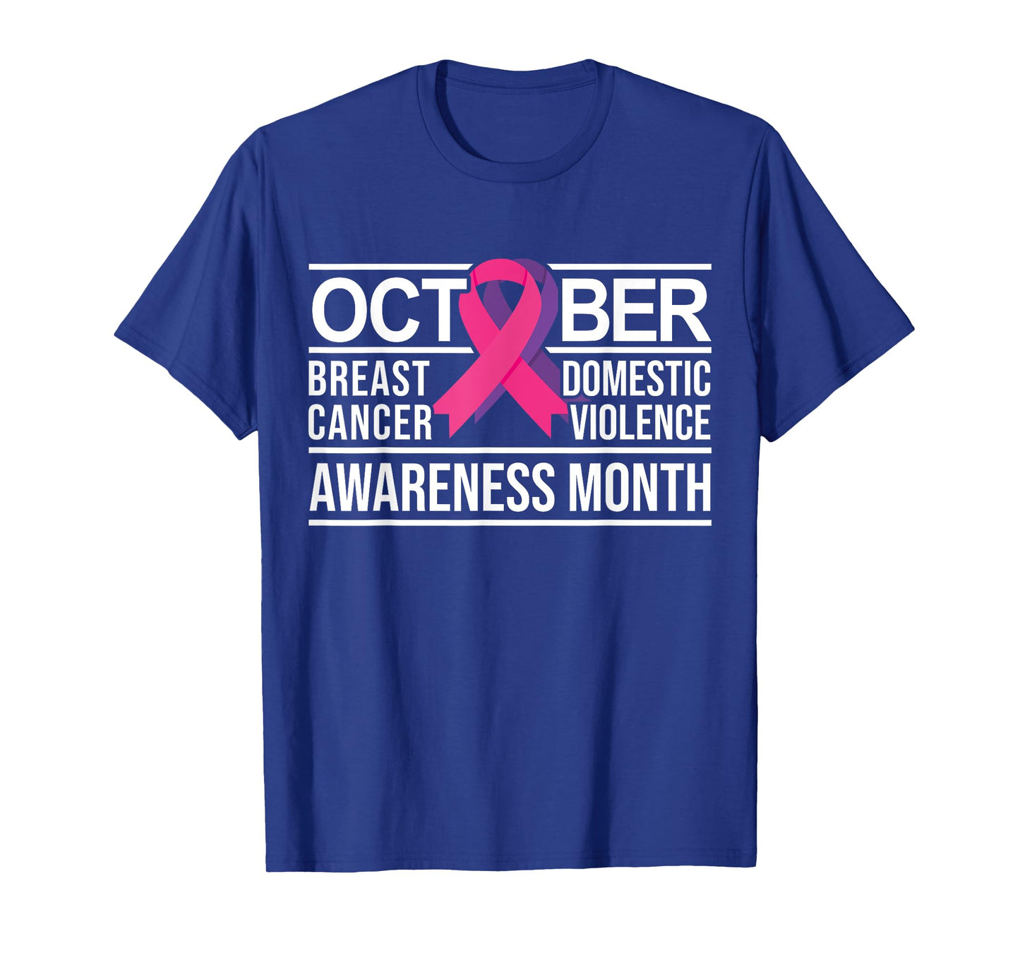 Breast Cancer and Domestic Violence Awareness T-Shirt