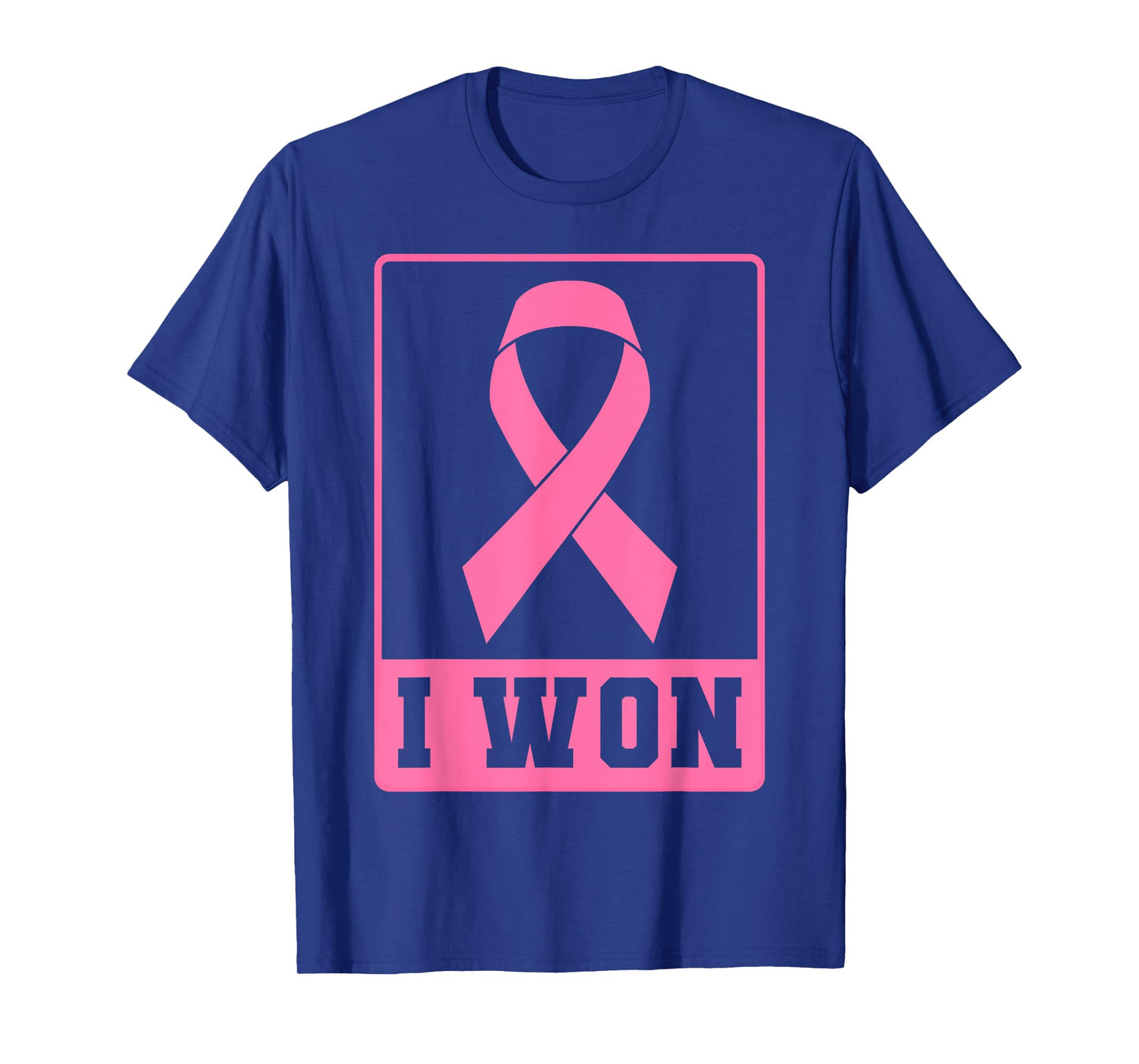 I Won Breast Cancer Awareness Pink Ribbon T-Shirt