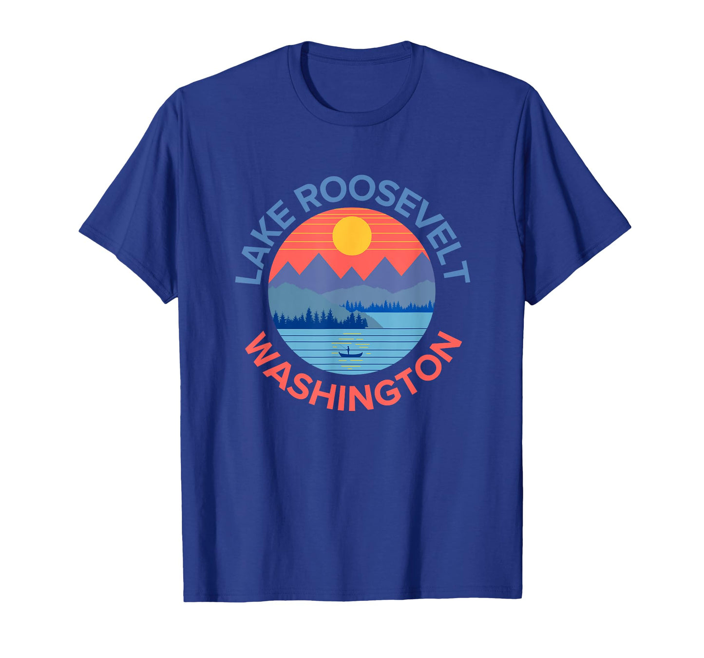 Lake Roosevelt Fishing, Hiking, Camping T-Shirt