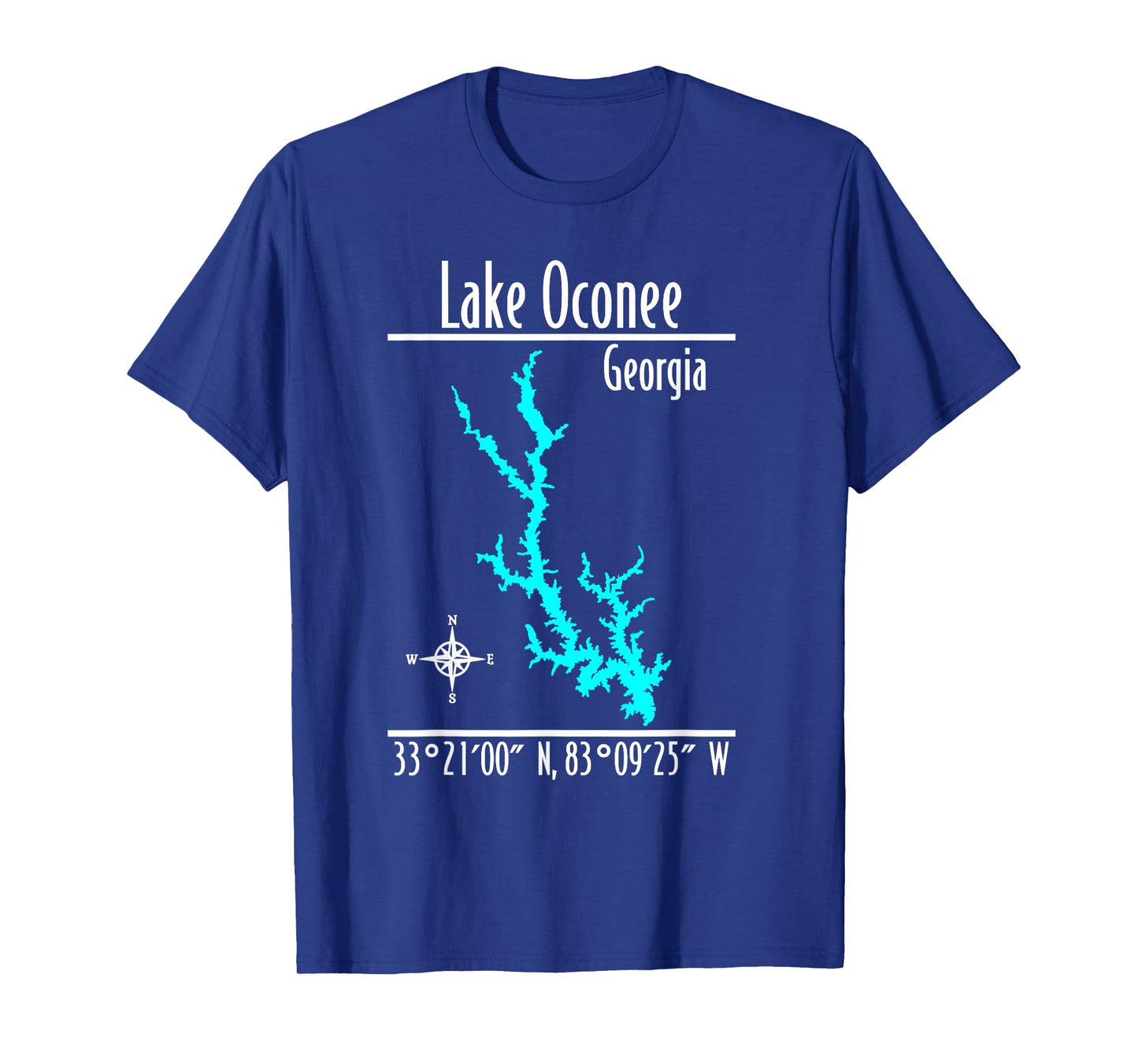 Modern Lake Oconee - Georgia T-Shirt