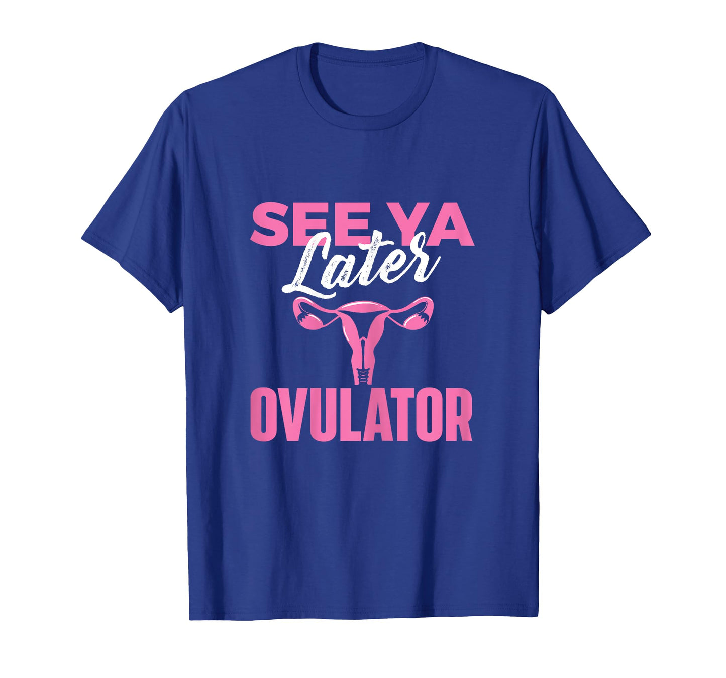Hysterectomy Survivor Shirts See Ya Later Ovulator - Uterus Surgery T-Shirt - Women's Classic Fit Black X-Small
