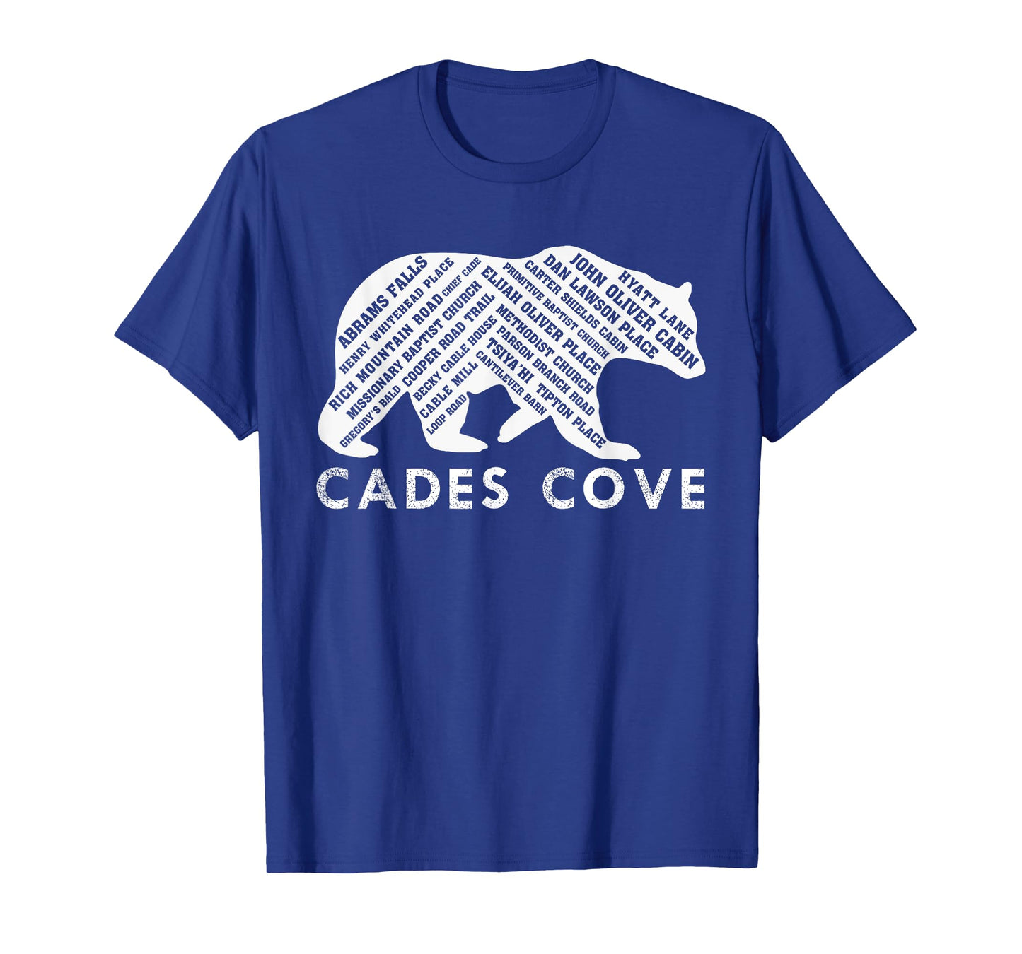 Cades Cove Place Names T-Shirt T-Shirt