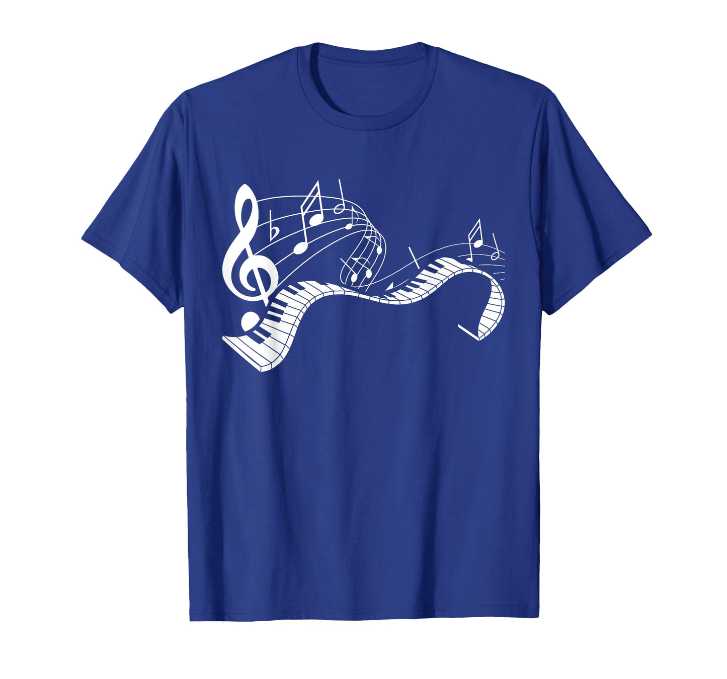 Music Notes Keyboard Pianist Classical Musician Piano T-Shirt