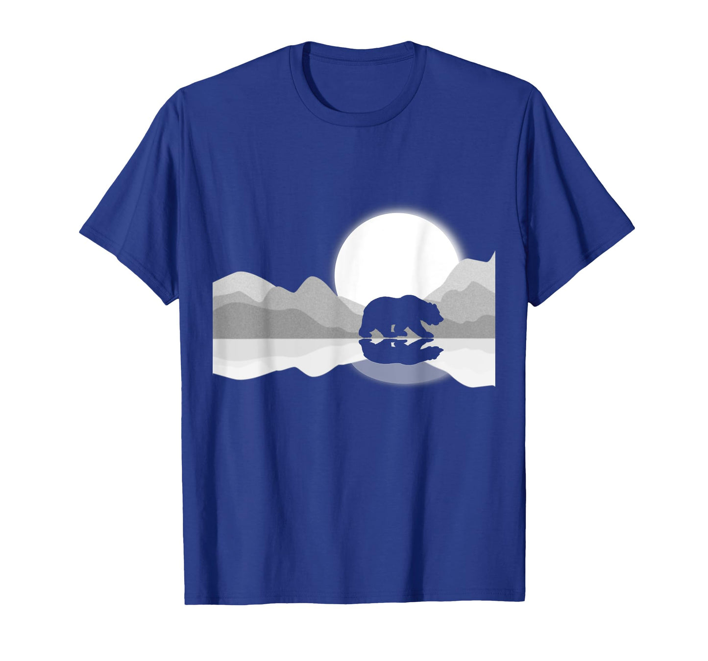 Trees Reflection Wildlife Nature Animal Bear Outdoor Forest T-Shirt