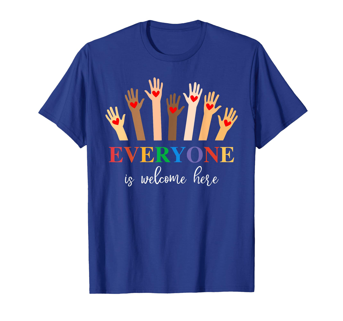 Idaho Teacher Everyone Is Welcome Here Inclusion & Equality T-Shirt