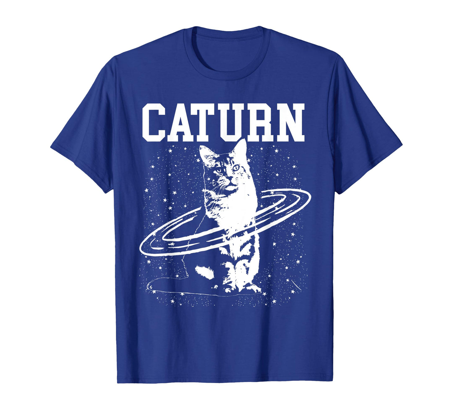 Caturn Saturn Space Cat T-Shirt