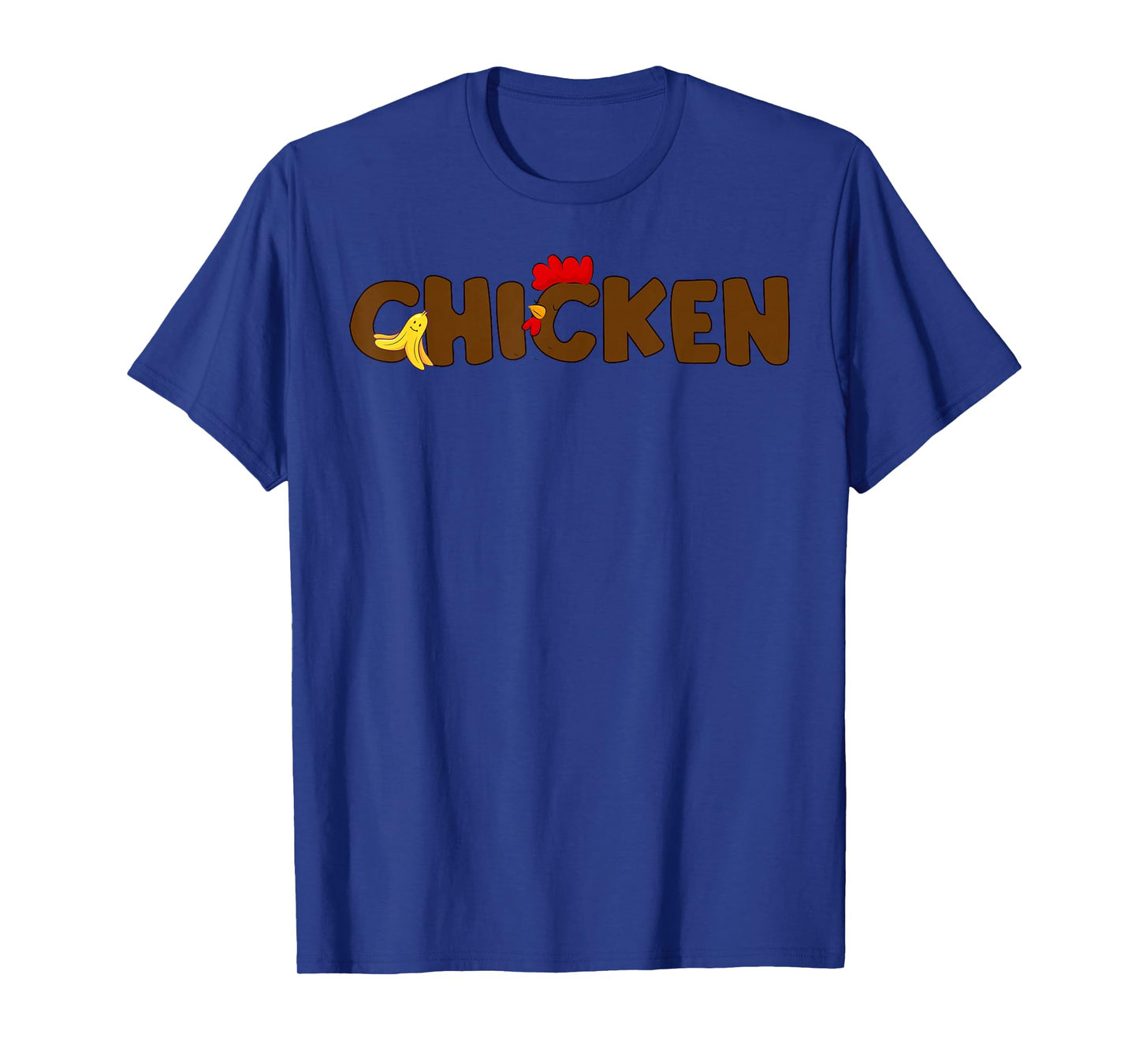 Funny Chicken & Banana Halloween Couples Family Costume 2025 T-Shirt