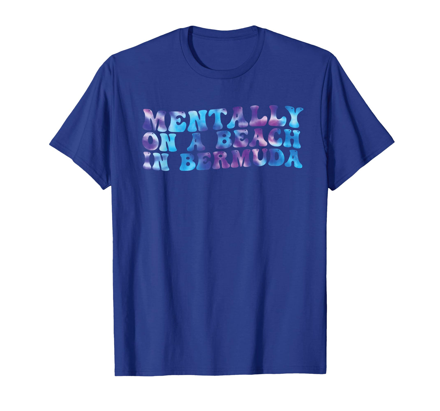 Mentally On A Beach In Bermuda Funny Cute Bermudian Souvenir T-Shirt