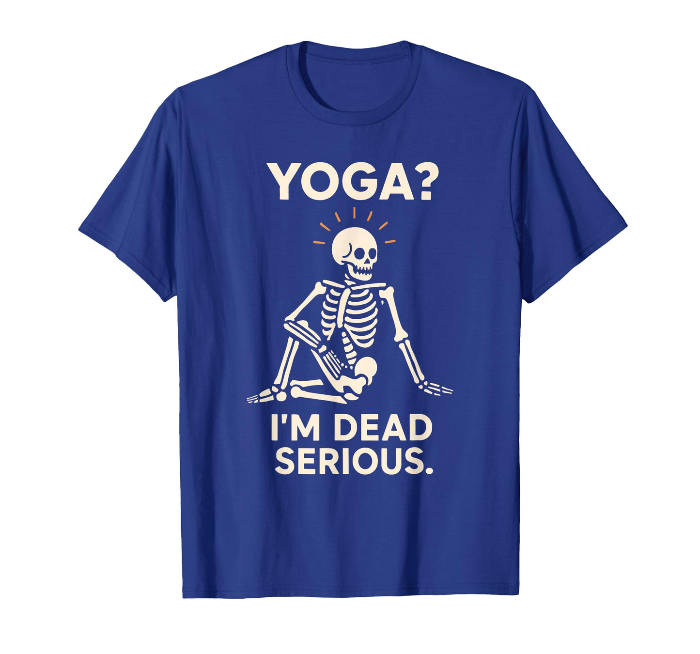 Skeleton Yoga Meditating Skeleton Goth Yoga Humor Spooky T-Shirt
