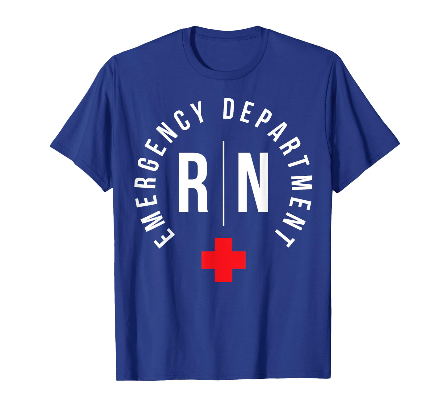 ER Nursing For Proud Emergency Nurse Unisex-Adults Black Short Sleeve Classic Fit T-Shirt