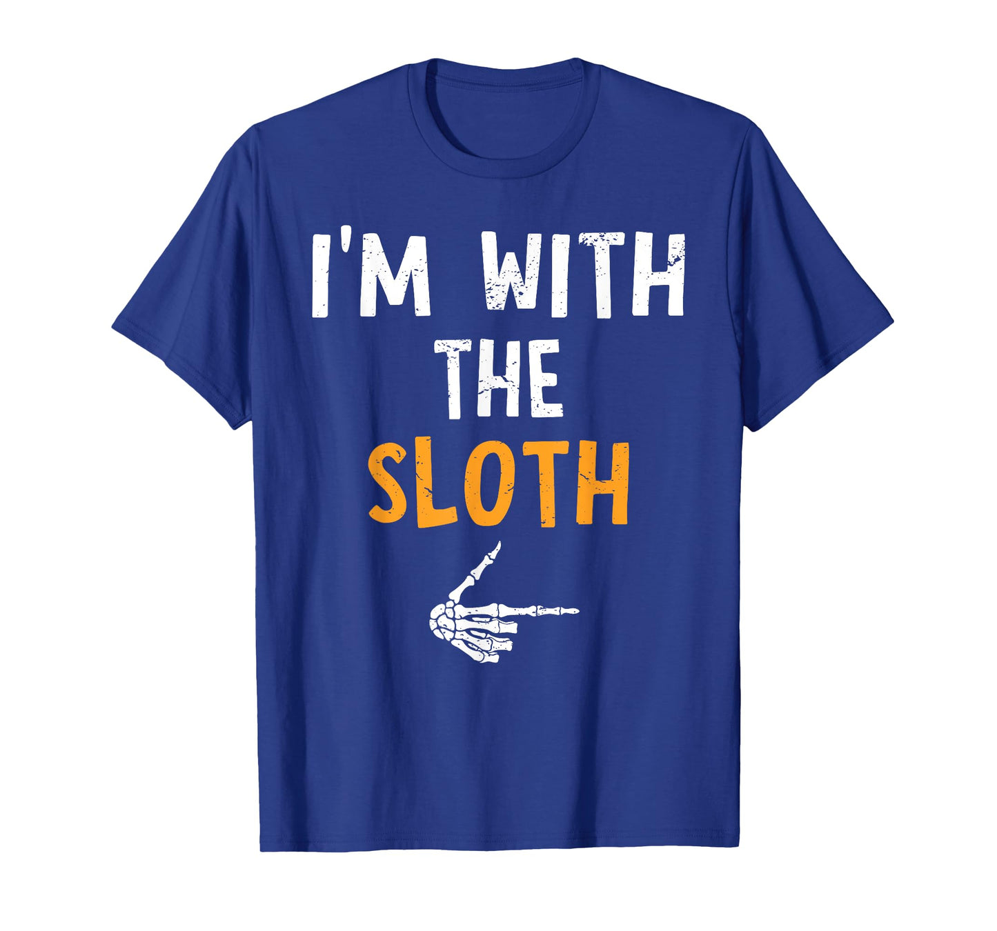I'm with The Sloth Costume Halloween Matching Couple T-Shirt
