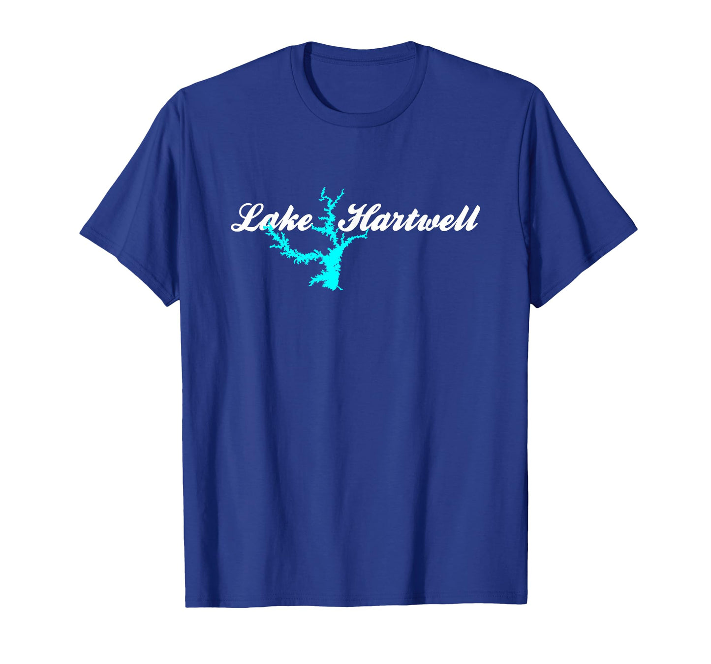 Minimalist Lake Hartwell - Georgia, South Carolina T-Shirt