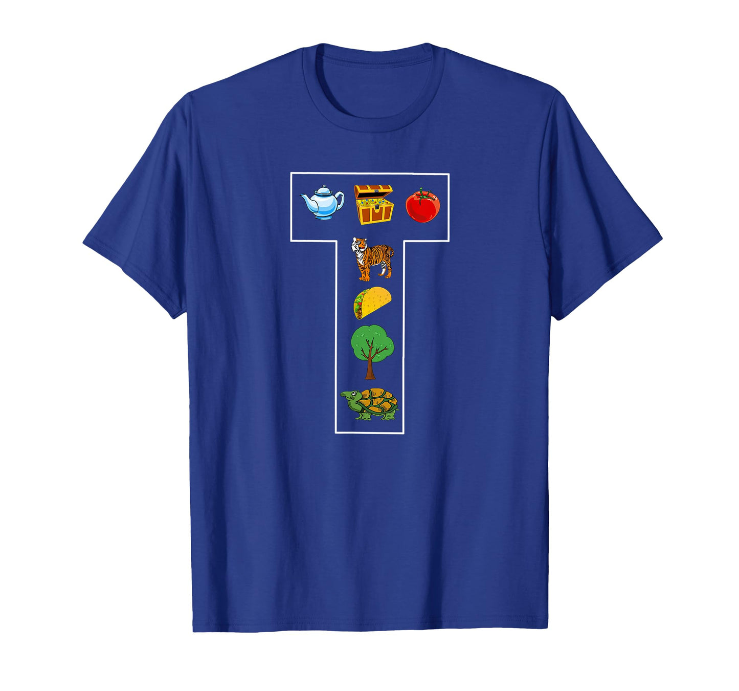 Alphabet Letter T Phonics Objects That Start With T Shirt