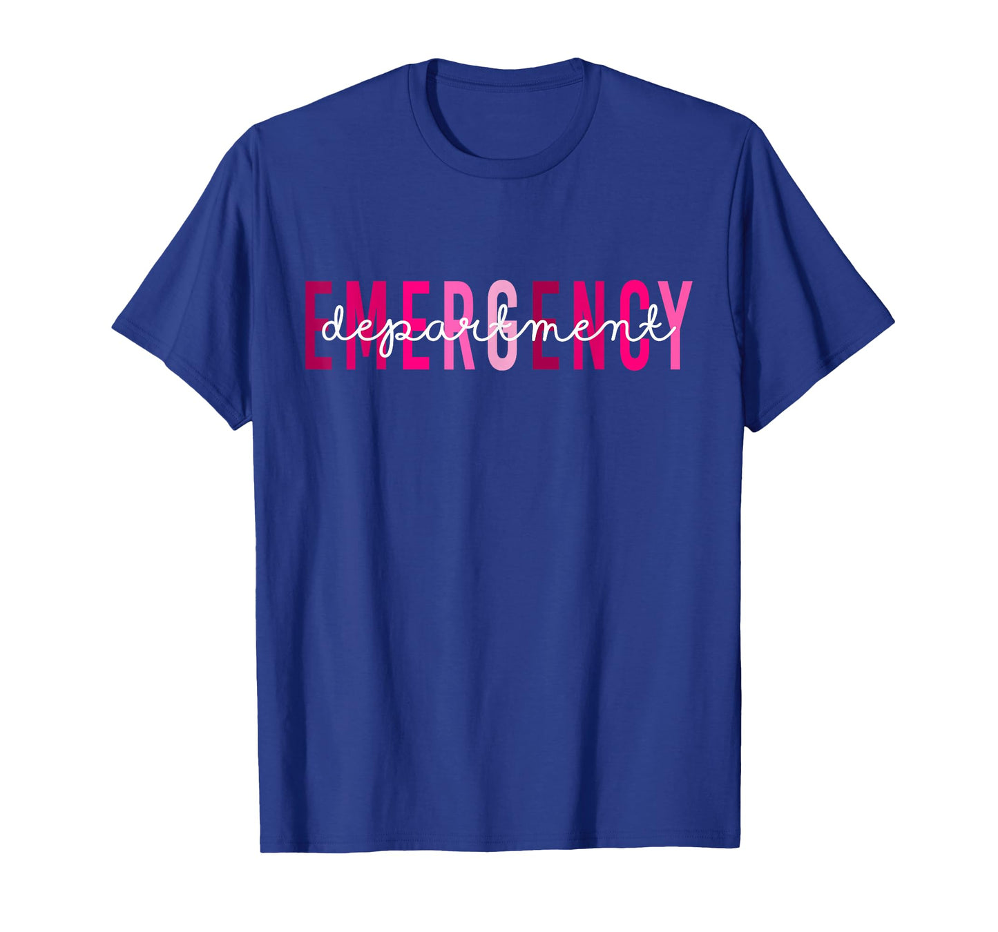 Emergency Department Emergency Room Nurse Breast Cancer T-Shirt