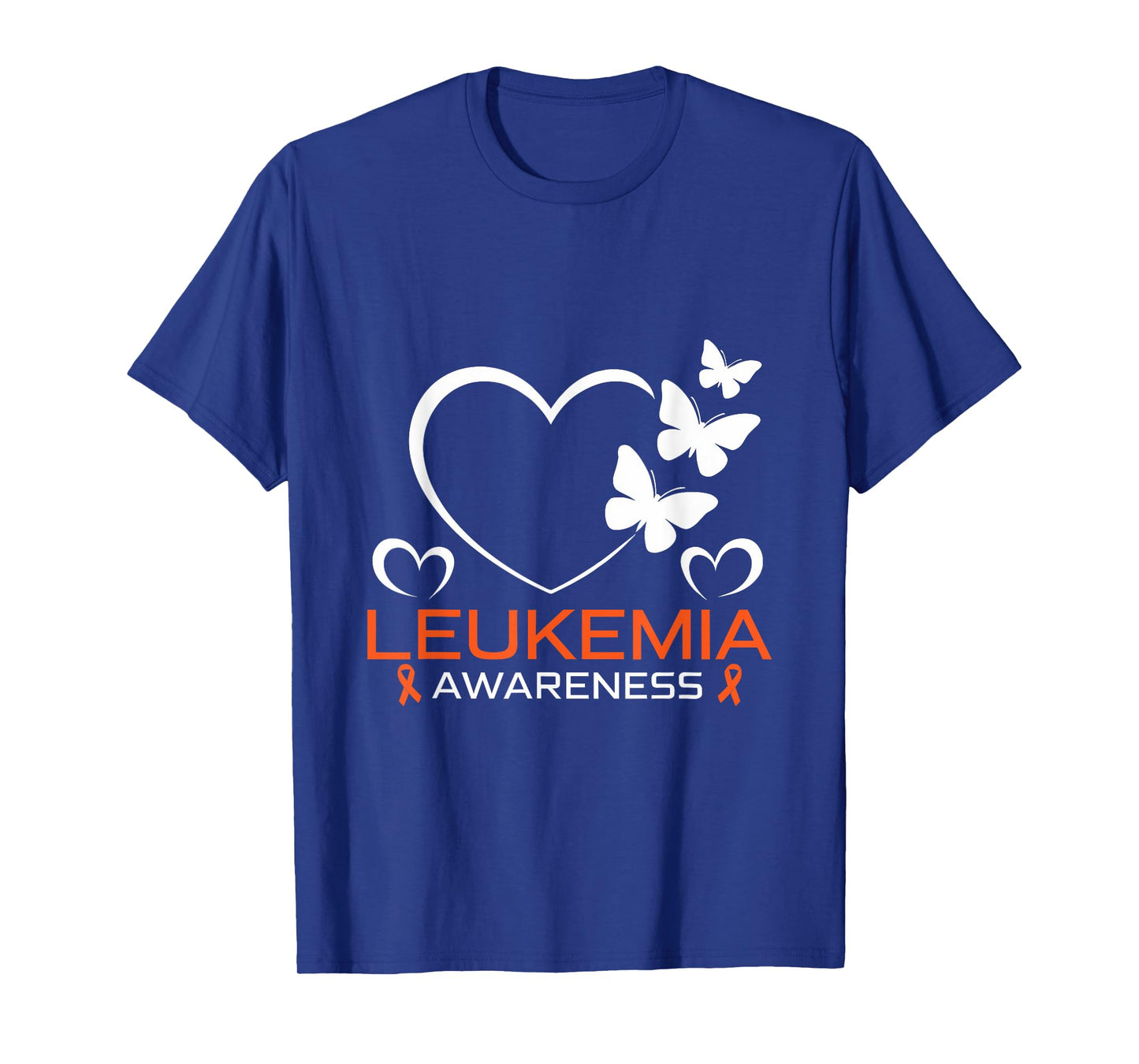 Leukemia Awareness Orange Ribbon Support Survivor T-Shirt