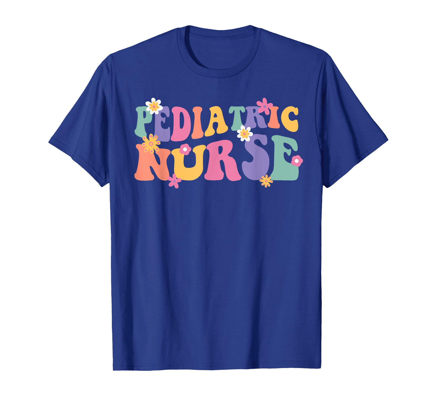 Pediatric Nurse PEDS ER Nurse Emergency Room Nursing Groovy T-Shirt