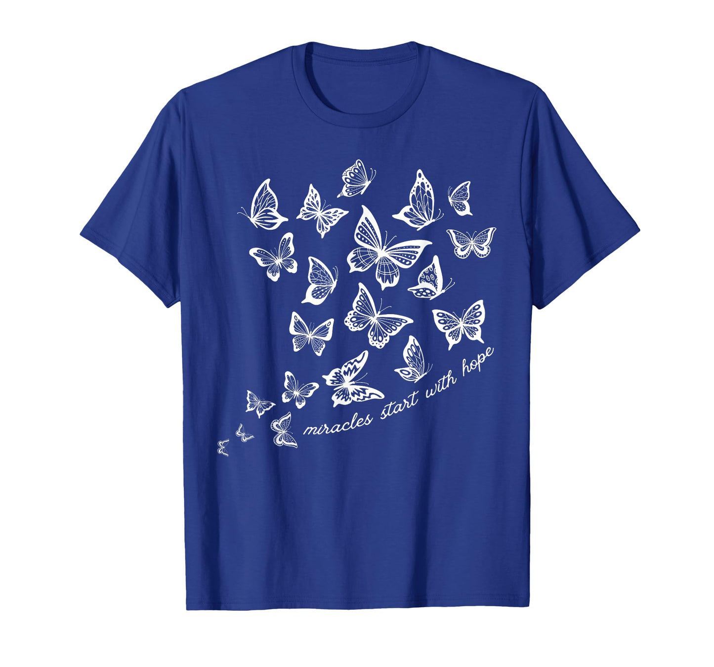 IVF Butterfly Embryo Transfer Day Miracles Start Hope T-Shirt