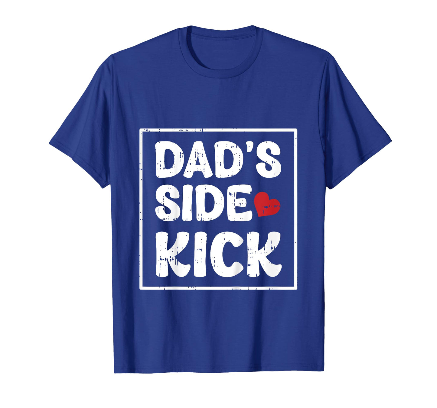 Kids Dads Side Kick Fathers Day Funny Son Baby Boys Kids Toddlers T-Shirt