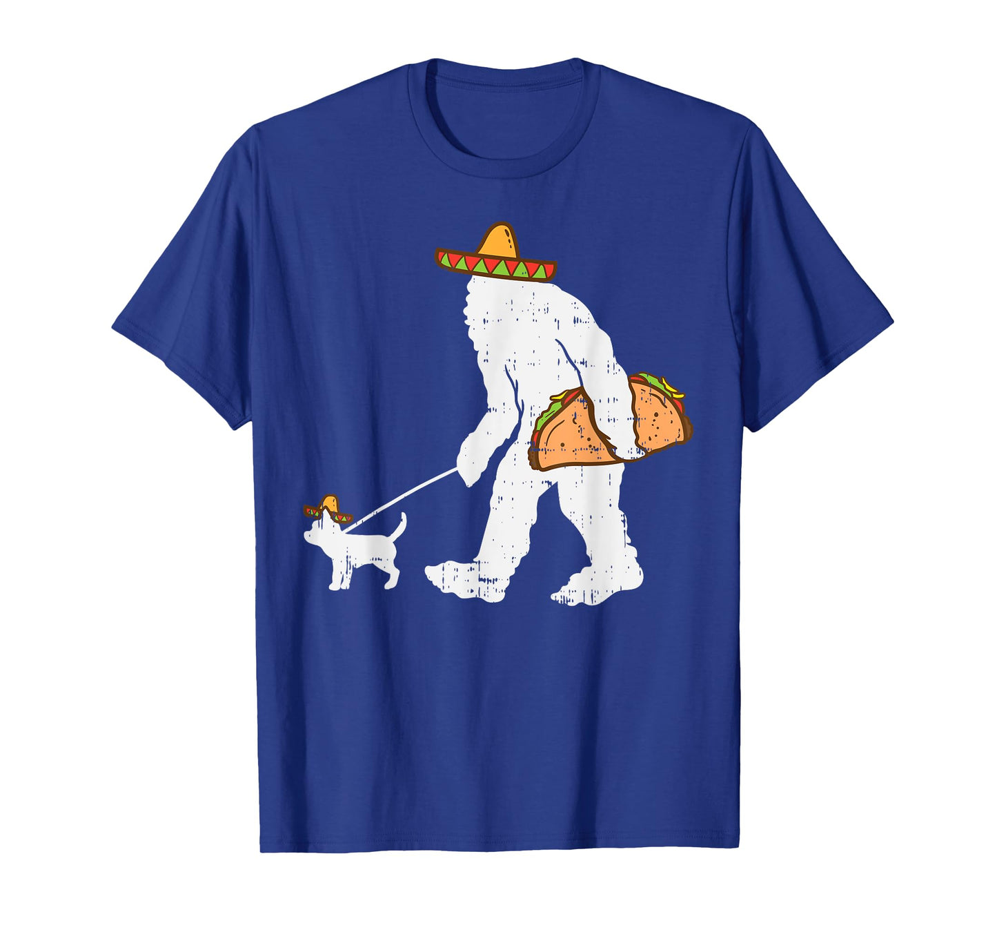 Bigfoot Sasquatch Taco Chihuahua Funny Cinco De Mayo Mexican T-Shirt