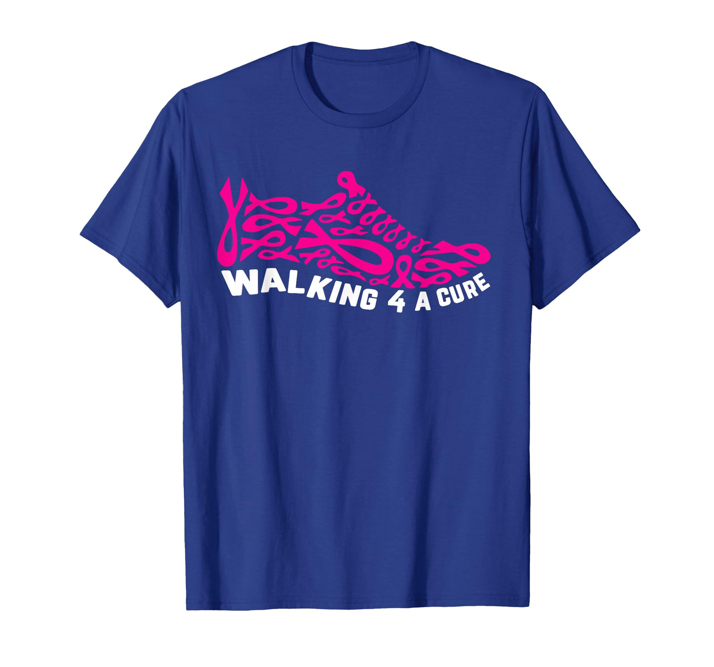Breast Cancer Pink Ribbon Walk For Cure Cool Awareness Gifts T-Shirt