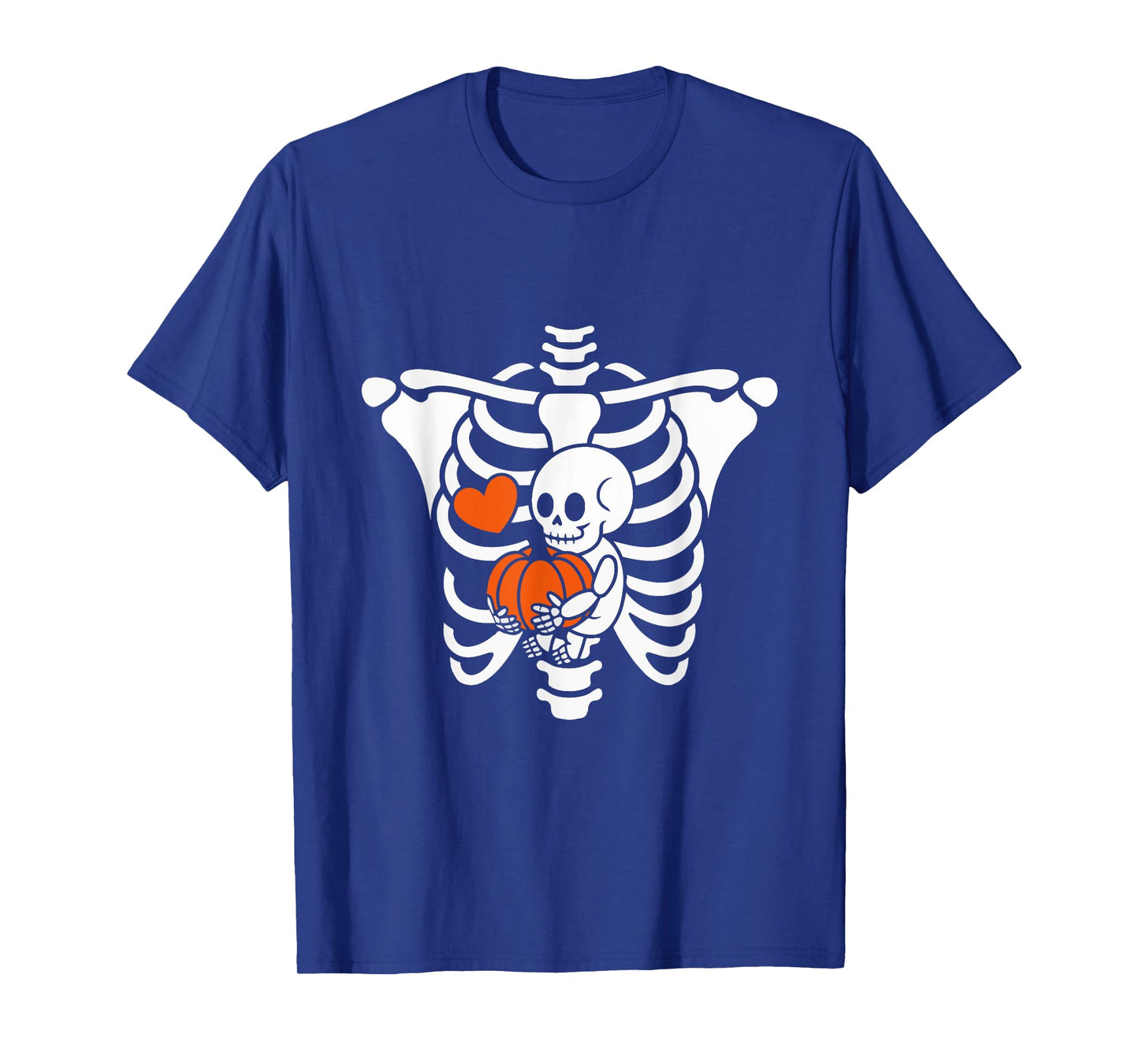 Skeleton Pregnancy Announcement Mom Halloween Women T-Shirt