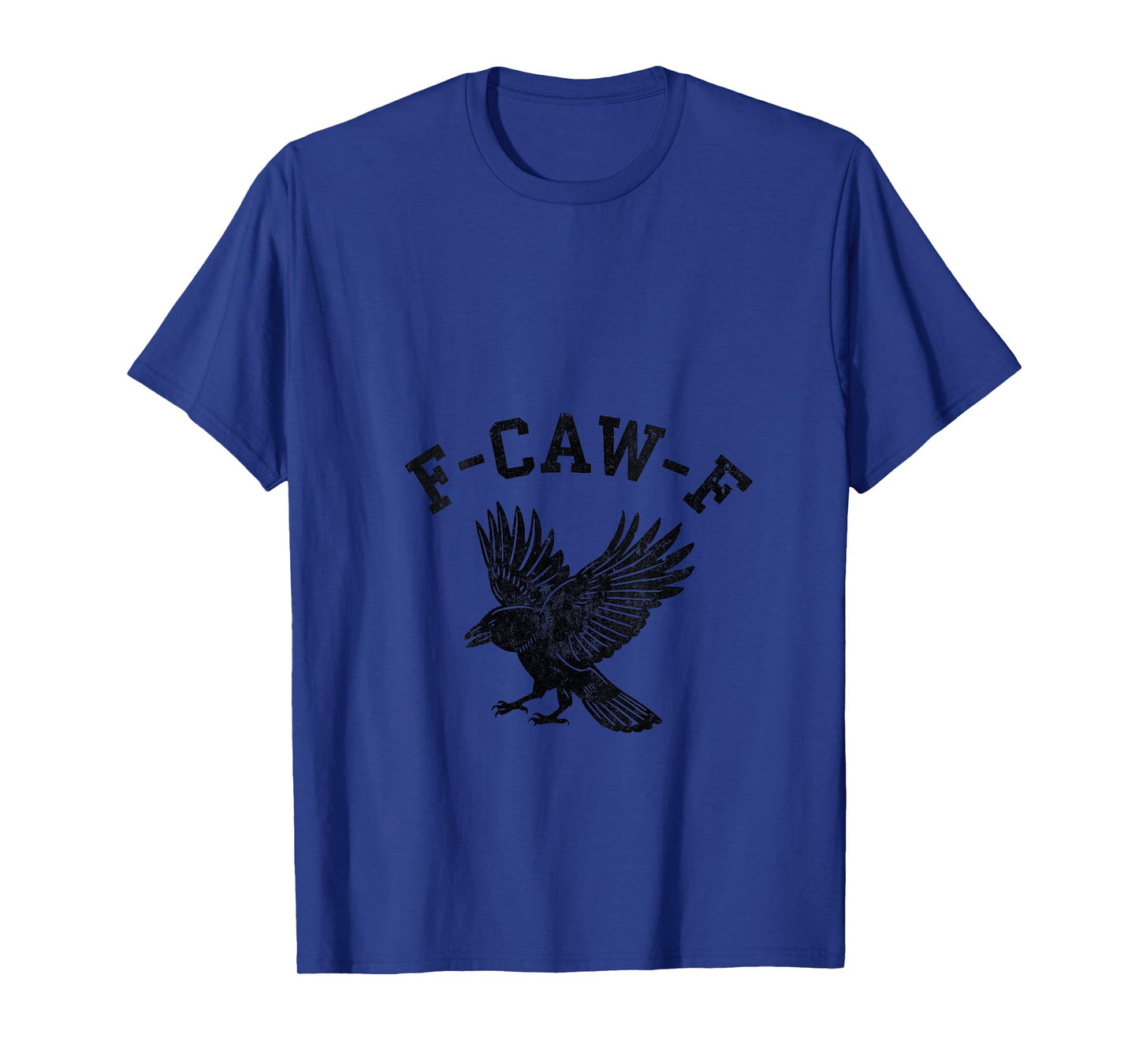 Womens Funny F CAW F Crow V-Neck T-Shirt