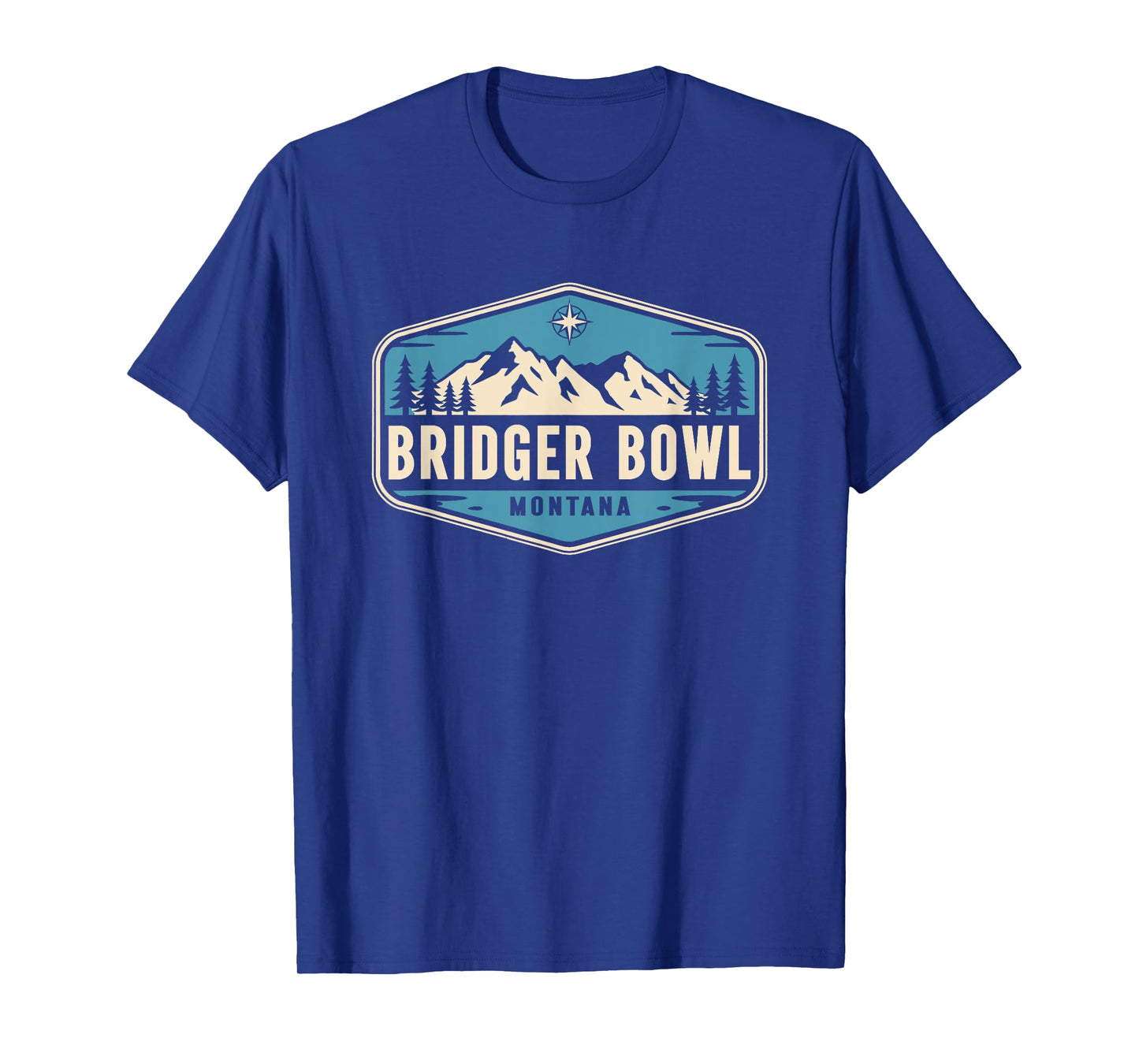 Bridger Bowl Montana Nature Mountain Graphic T-Shirt