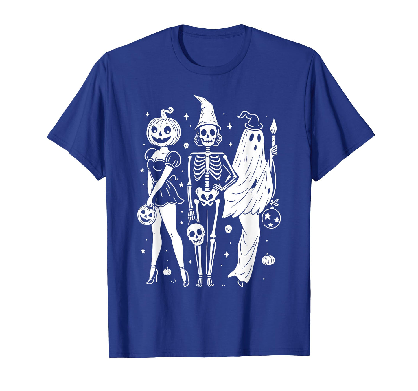 Ghouls Halloween Ghost Spooky Squad Funny Girl Witchy T-Shirt