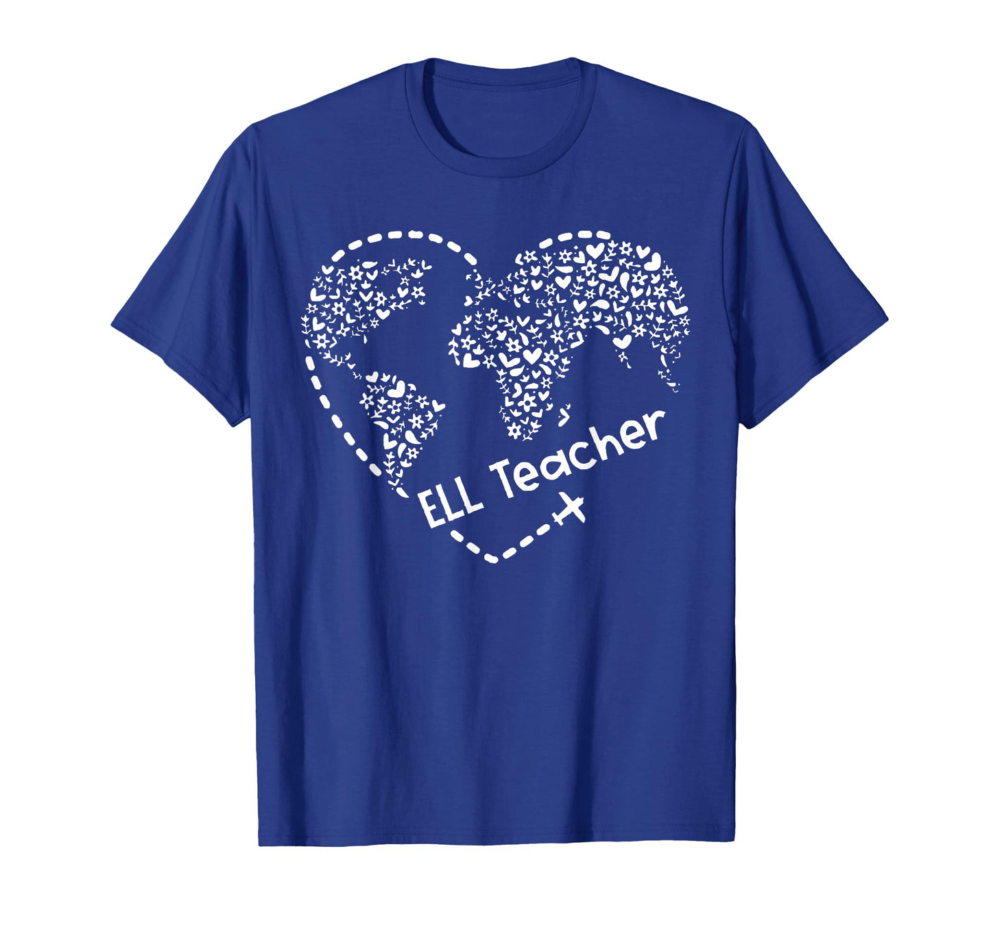 Ell Cute Heart Shape English Language Teacher Students T-Shirt