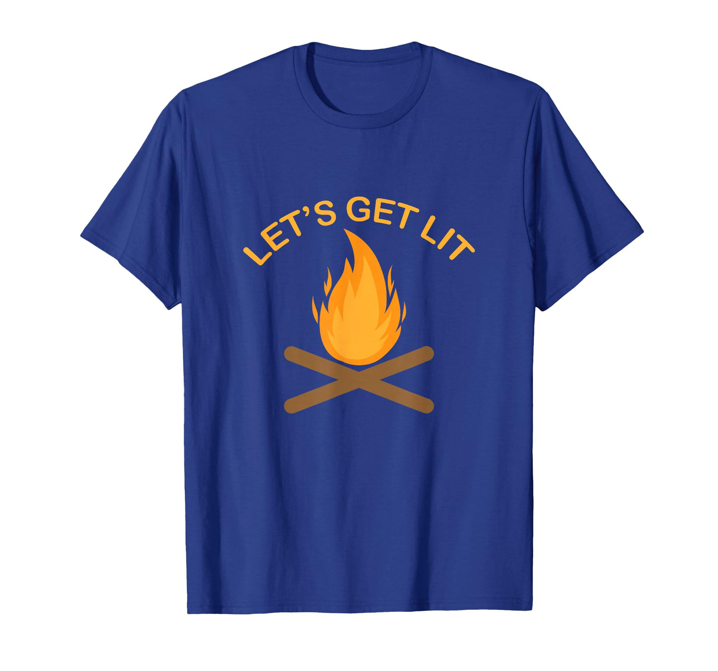 Camping campfire "Let's Get Lit" T-Shirt
