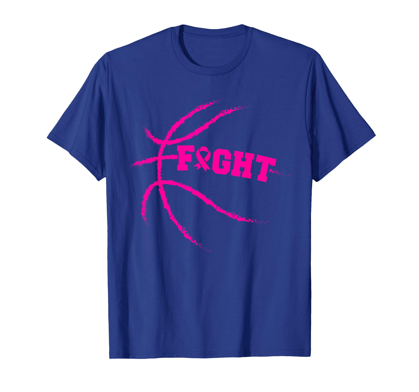 Breast Cancer Fight Basketball Player Pink Ribbon Awareness T-Shirt