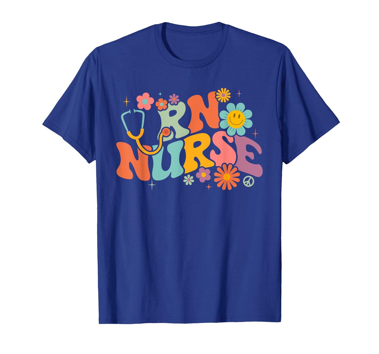 Groovy Registered Nurse Nursing School RN Nurses Week Women T-Shirt