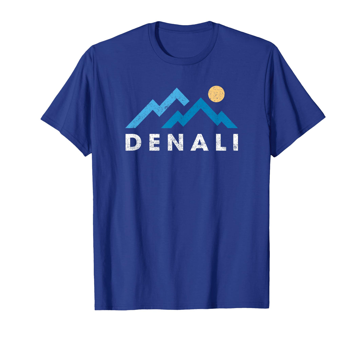 Retro Denali National Park Mountains Vintage Hiking Souvenir T-Shirt