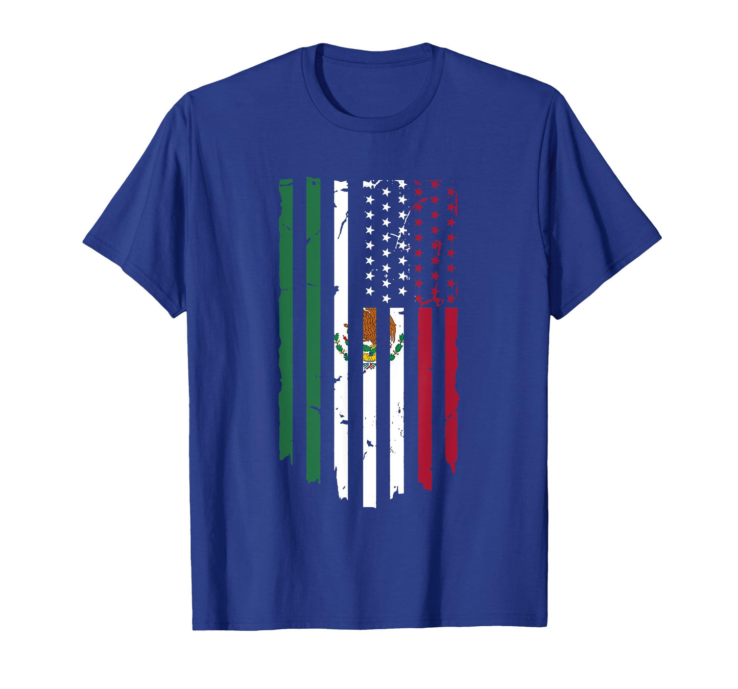 Mexico Tshirt US Flag Patriot Mexican Flag American Flag T-Shirt