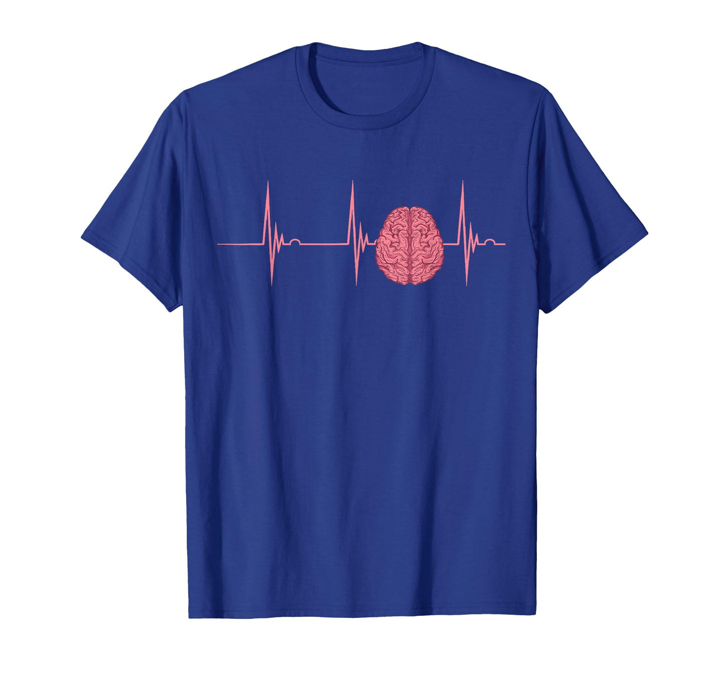 Neuro Nurse Brain Heartbeat EKG Pulse Neuroscience Nursing T-Shirt