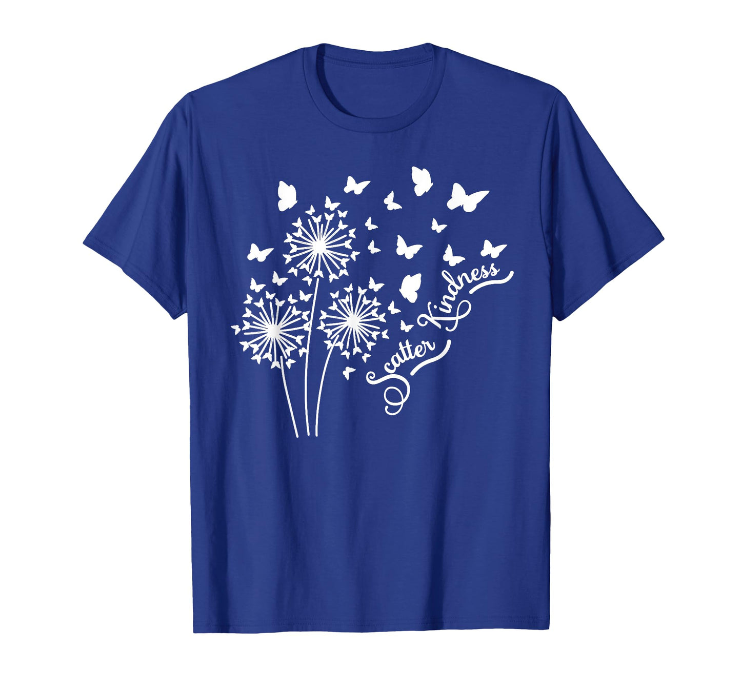 Botanical Scatter Kindness Windflower Butterfly Dandelion T-Shirt