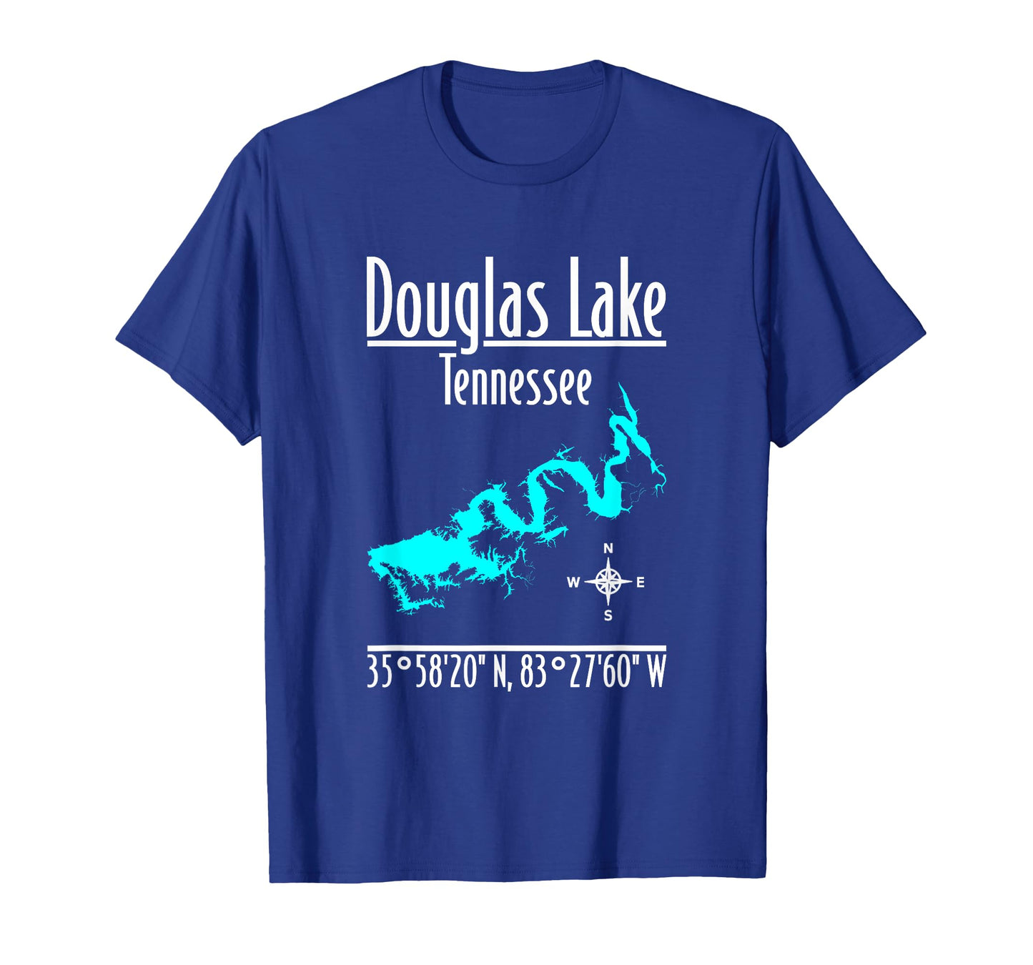 Modern Douglas Lake - Tennessee T-Shirt