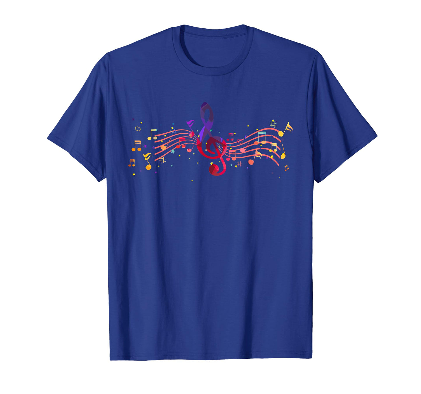 Treble Clef Musician Singer Music Notes Musical Instruments T-Shirt