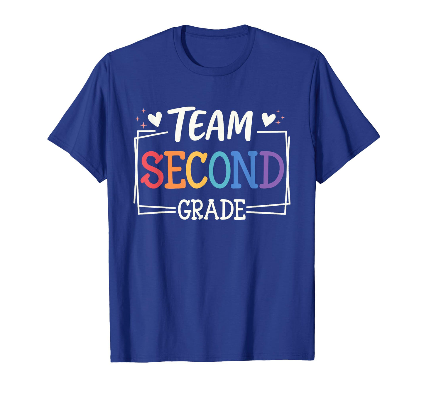 Second Grade Heart Team Gifts 2nd Grade Kids Back To School T-Shirt