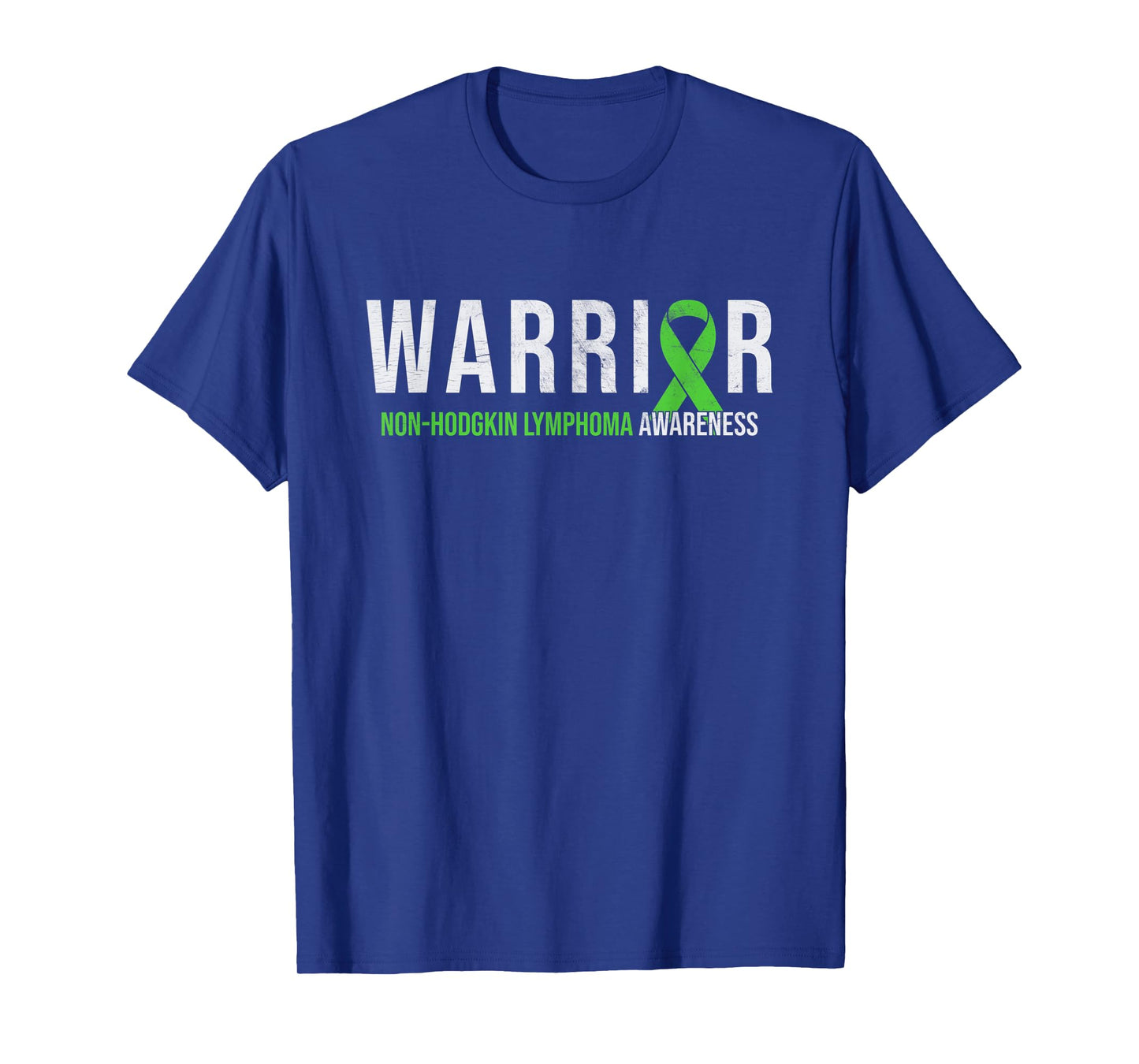 Warrior - Non Hodgkin Lymphoma Cancer Awareness Green Ribbon T-Shirt