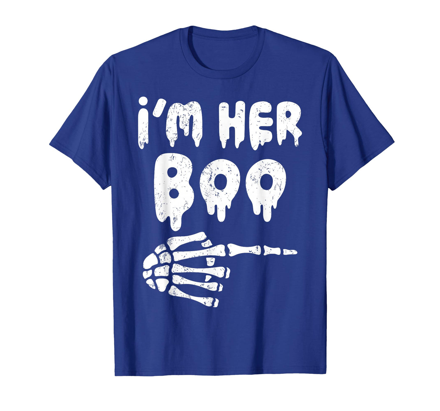 I’m Her Boo I’m His Ghoul Halloween Couples Matching Costume T-Shirt