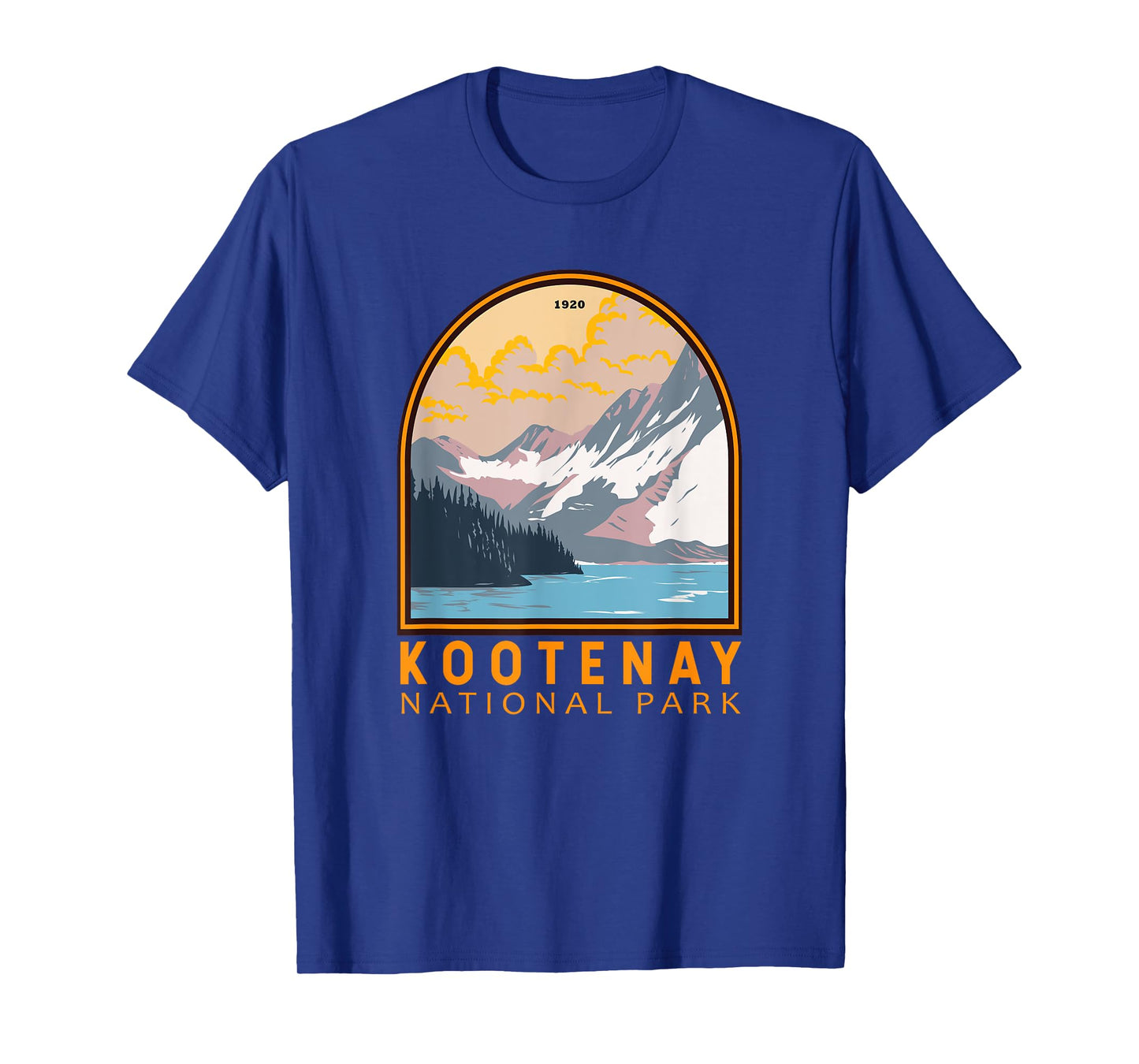Kootenay National Park Canada Vintage Emblem T-Shirt