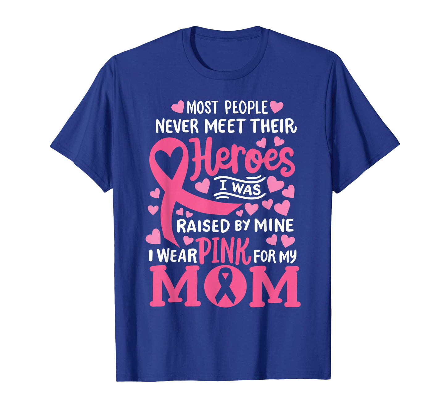 Breast Cancer Awareness Wear Pink For My Mom Support Kids T-Shirt