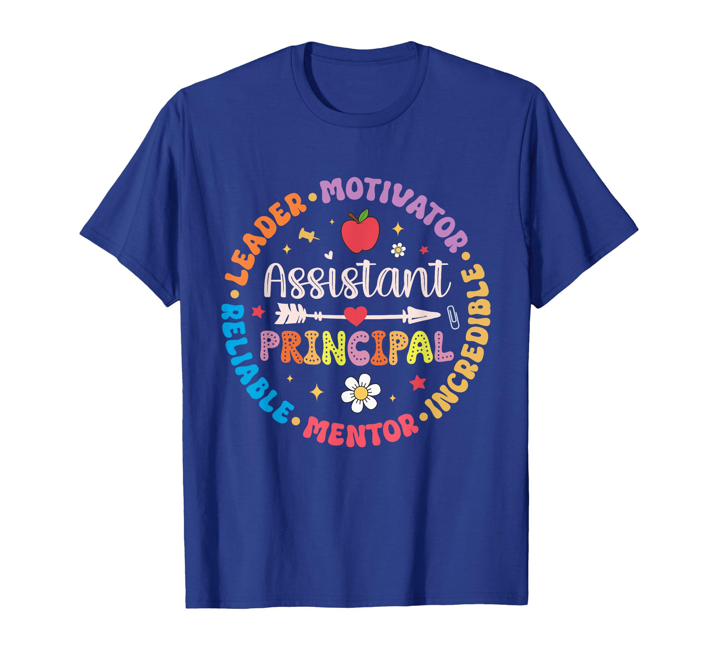 Groovy School Assistant Principal Teacher Appreciation Men Women T-Shirt