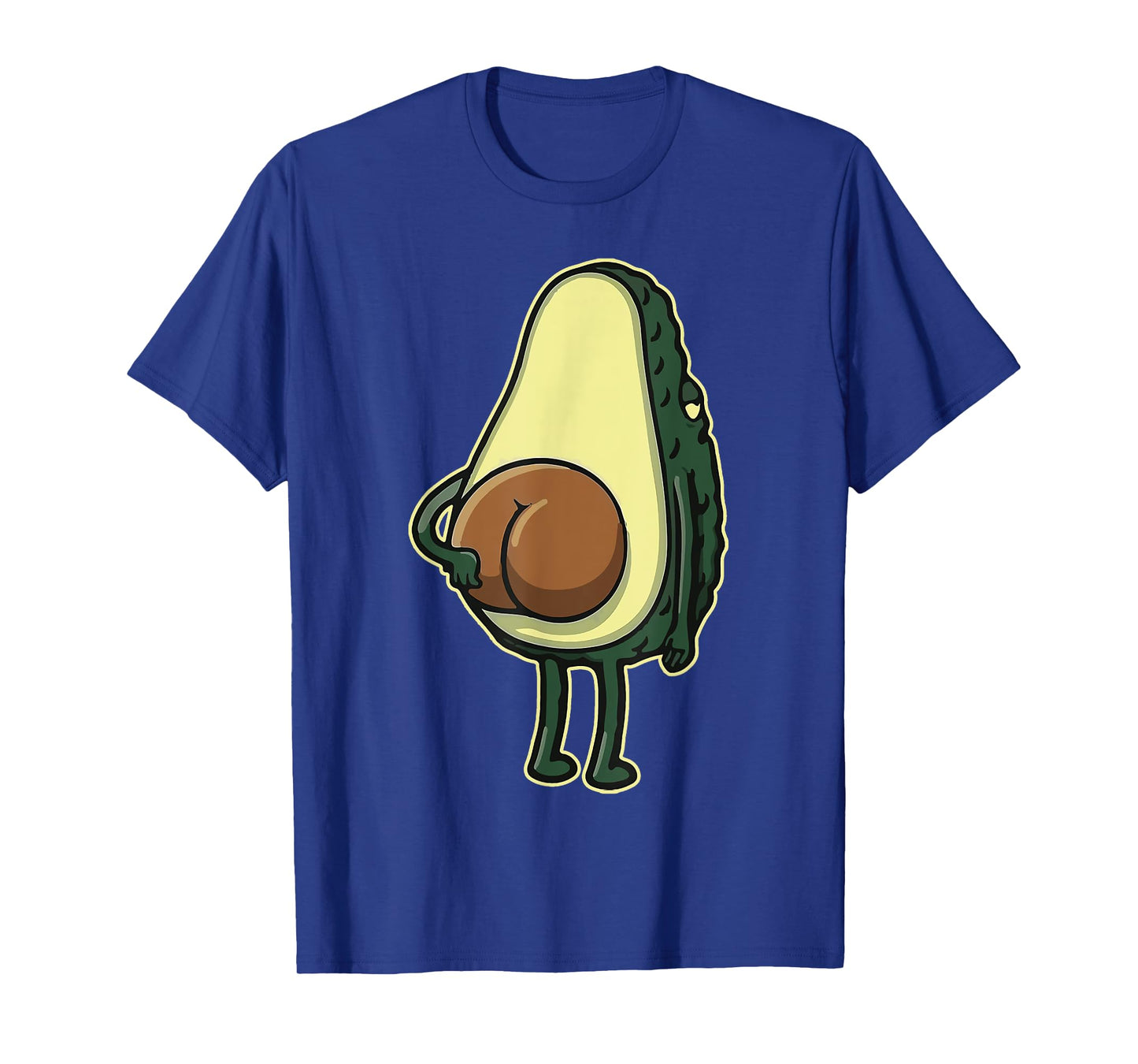 Funny Avocado Scratching Butt Vegan Guacamole Men Women Kids T-Shirt