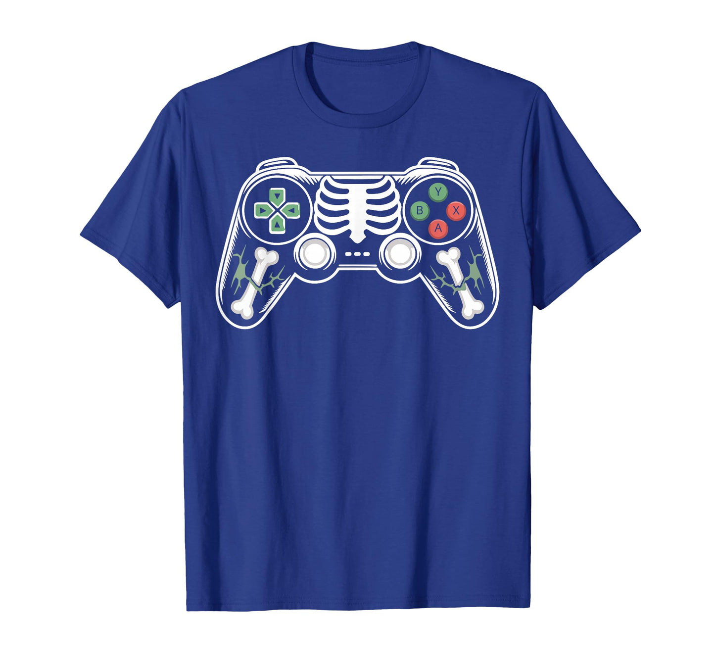 Halloween Skeleton Gaming Controllers Video Gamer Boys Kids T-Shirt